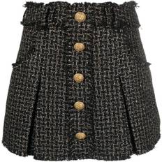 Multifargete - XXL Skjørt Balmain Minirock aus Tweed Multicolor