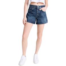 Recht - Vrouw Shorts Agolde Parker Long Shorts - Enamour