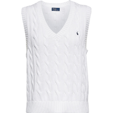 Polo Ralph Lauren Cable-Knit Cotton Sweater Vest - White