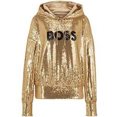 Hugo boss relaxed fit HUGO BOSS Relaxed Fit Hoodie - Gold