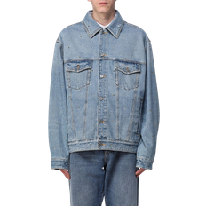 Valentino Garavani Roman Stud Embellished Jacket - Blue Denim