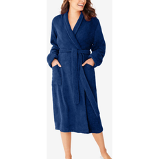 Blue Robes Short Terry Robe - Evening Blue