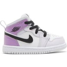 Nike Air Jordan 1 Mid TD - Barely Grape/Black/White/Rush Fuchsia