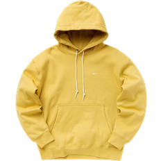 Nike swoosh hoodie Nike Solo Swoosh Fleece Hoodie - Saturn Gold/White