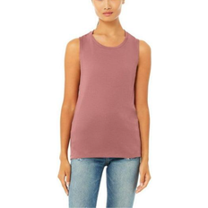 Bella+Canvas Women's Flowy Scoop Muscle Tank - Mauve