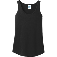 Port & Company Ladies Core Cotton Tank Top - Black