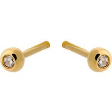 Pernille Corydon Astra Earsticks - Gold/Transparent