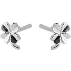 Pernille Corydon Mini Clover Earsticks - Silver