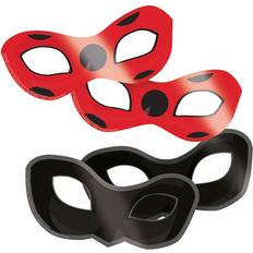 Superhéroes y Villanos Antifaces para los ojos Amscan Ladybug Eye Masks