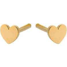 Pernille Corydon Mini Heart Earsticks - Gold