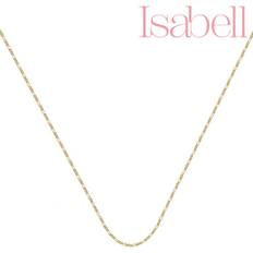 Smykkekæden Isabell Figaro Förgyllt Silver Halsband OBN82