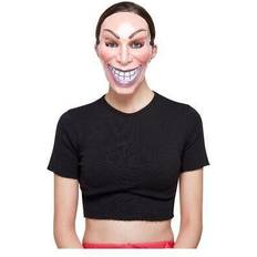 Damer Ansigtsmasker på tilbud Smiffys Maske Med Stort Smil