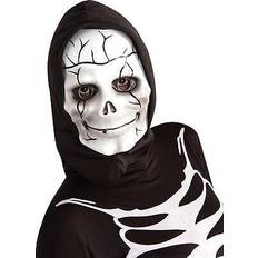 Halloween Masques faciaux Masque enfant squelette Rubie's avec cagoule