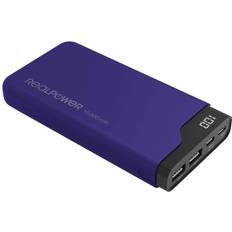 RealPower Powerbank Type-C 15000 Midnight (15000mAh, 54Wh) Powerbank, Blau