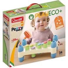 Quercetti Hammerspil af bioplast: Hammer Peggy Play Eco Fjernlager, 5-6 dages levering