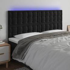 Sängar & Madrasser vidaXL LED sammet Sänggavel