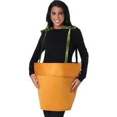 Kostüme Flower Pot Fancy Dress Costume for Adults Orange/Yellow