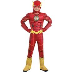 Superhéroes y Villanos Vestidos de fiesta Jerry Leigh Classic Deluxe Flash Costume for Kids Superhero Costumes