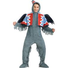 Gray Costumes Mens Deluxe Winged Monkey Costume