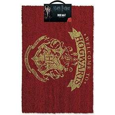 Teppiche & Felle Harry Potter Welcome To Hogwarts Fußmatte Rot, Gold