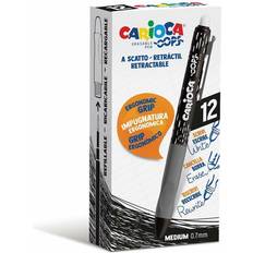 CARIOCA Penna Oops Svart 0,7 mm 12 antal