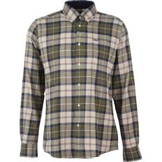 Barbour Herre Skjorter Barbour Fortose Tailored Skjorte, Forest Mist