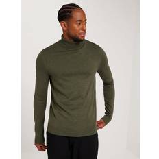 Selected Homme Rollkragenpullover SLHBERG olive