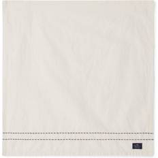 Lexington Textiles Lexington Cotton Linen Stitches 50x50 cm Off-White Serviette en Tissu Blanc (50x50cm)