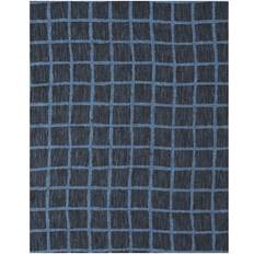 Fine Little Day Hemtextil Fine Little Day Rutig jacquardvävd Bordsduk Svart, Blå