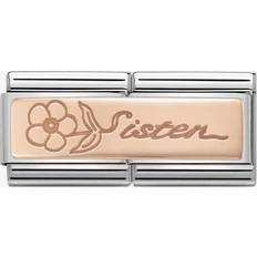 Nomination sister charm Nomination Classic Rose Gold Sister Flower Charm