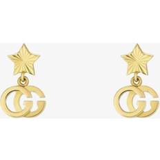 Gucci Interlocking 'G' Gold Star Drop Earrings YBD64860400100U