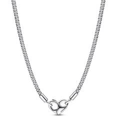 Pandora Moments Studded Chain Necklace - Silver