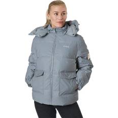 Silver Outerwear Svea Hooded Reflective Puffer - Silver/Gris