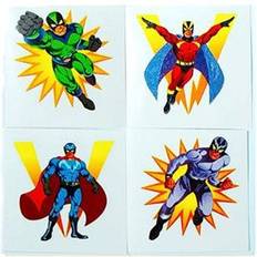 Temporary tattoos Henbrandt 6 Super Hero Temporary Tattoos