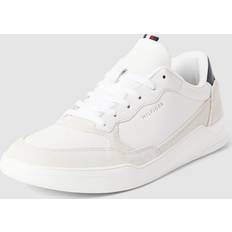 Skor skinn män Tommy Hilfiger Elevated Cupsole Vita sneakers skinn och mocka