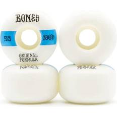 Skateboards Bones Bones Wheels OG Formula Skateboard Wheels 100 53mm V4 Wide 4pk White str. 53mm