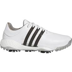 46 ⅓ Scarpe da golf adidas Tour360 BOOST Golf sko Cloud White Core Black Silver Metallic