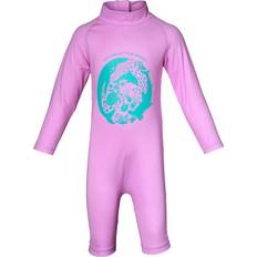 Yksivärinen UV-puvut Isbjörn of Sweden Dolphine Sun Jumpsuit - Bubblegum