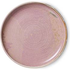 HKliving Assiettes de Dîner HKliving Chef Ceramics Ø 26 cm Rustic Pink Assiette de Dîner