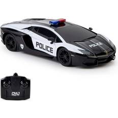 Lamborghini 1:24 Scale Police Car White Plastic