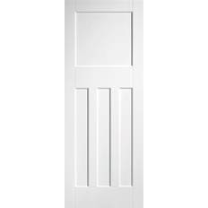 Cheap Interior Doors LPD DX Style Primed 4P Interior Door L (x198.1cm)