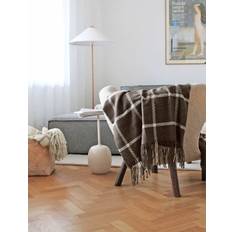 Elvang Elvang Tartan plaid Tæppe Hvid, Beige