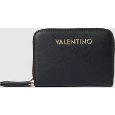 Valentino Plånböcker Valentino zero re zip around wallet geldbörse nero