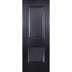 L Doors LPD Black Solid Core Arnhem Interior Door L (x198.1cm)