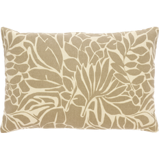 Bomuld Komplette pyntepuder på tilbud Södahl Abstract leaves Komplet pyntepude Beige (60x40cm)