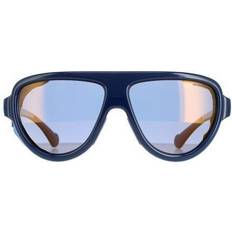 Moncler Sunglasses ML0083 91X Dark Blue Blue Mirror