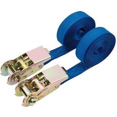 Best_rated Bungee Cords & Ratchet Straps Draper 250kg Ratcheting Tie Down Strap Sets 4.5M 25mm