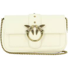 Pinko Love One Skuldertaske - Beige