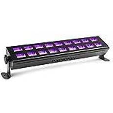 Uv blacklight BeamZ BUV293 LED blacklight bar med 18 kraftfulla UV-LED, UV ljus bar buv293