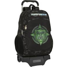 Bagagli per bambini Transformers Trolley Per La Scuola Nero